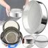 Набор сито Round Strainer A-Plus BP-1262 для просеивания муки и сахарной пудры сита разного диаметра 6 шт для просевки какао из нержавеющей стали