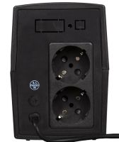 Аварийный бесперебойник ИБП S-Link SL-UP650 650VA 390w на 2 розетки Источник бесперебойного питания 7Ah для защиты от нестабильного электропитания