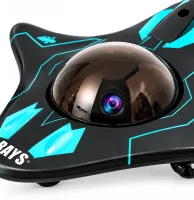 Rays 777-273 Radio-Controlled Underwater Stingray Spy Boat with Underwater Wi-Fi Camera, Rechargeable Remote-Controlled Drone—For Ages 8 and Up