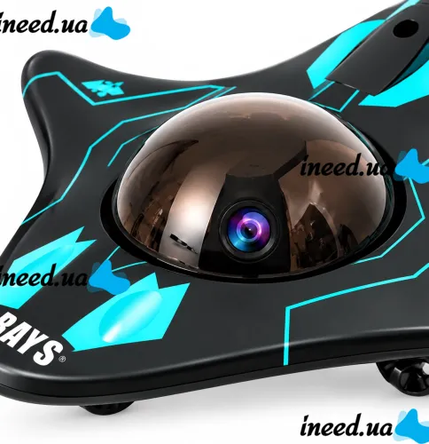 Rays 777-273 Radio-Controlled Underwater Stingray Spy Boat with Underwater Wi-Fi Camera, Rechargeable Remote-Controlled Drone—For Ages 8 and Up