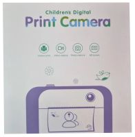 Children's Camera with Instant Printing Print Camera Y61 Bear, Digital Rechargeable Camera photo and Video Printer with Thermal Paper Y600-1
