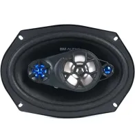 Автомобильные колонки акустика Boschmann BM Audio WJ1-S99V4 500W в авто 2 шт, Овальные 4-х полосные динамики Бошман в машину, Автоакустика Черные