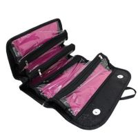 Органайзер для хранения косметики Roll-N-Go Black непромокаемый, Дорожная женская косметичка сумка Ролл енд Гоу Черная