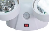 Уличный настенный светодиодный фонарь прожектор Cordless Night Eyes ULK-N22 с датчиком движения, Беспроводной светильник на стену от батареек Белый