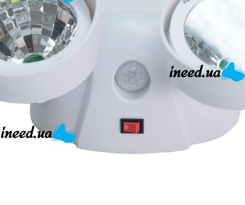 Уличный настенный светодиодный фонарь прожектор Cordless Night Eyes ULK-N22 с датчиком движения, Беспроводной светильник на стену от батареек Белый