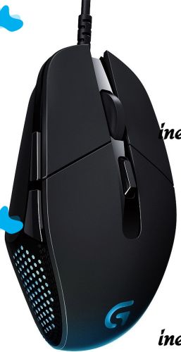 Игровая компьютерная мышь Logitech G302 Deadalus Prime проводная USB геймерская мышка с подсветкой для ПК компьютера и ноутбука G-302 Черная