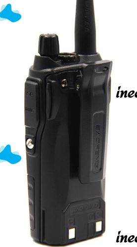 Двухдиапазонная рация Baofeng UV82 5W на 128 каналов до 7 км портативная цифровая радиостанция с гарнитурой и двойной кнопкой 2800 мАч UV-82 Черная
