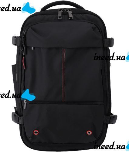 Airback Vacuum Backpack 8897 40 liter city shoulder bag with code lock, hand luggage with vacuum compartment and USB MAG-910 pump