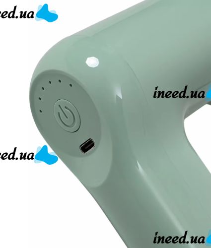 Антицеллюлитный массажер Deep Massager YX-740 24W ручной аккумуляторный вибромассажер, лимфодренажный пистолет для всего тела 4 насадки от USB