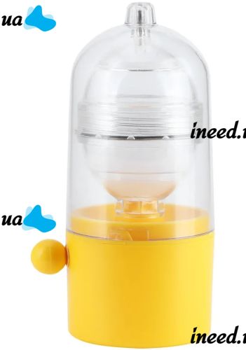Шейкер для яиц Egg Yolk компактный механический ручной миксер для смешивания и приготовления яичного желтка и белка, скремблер центрифуга для кухни