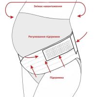 Bandage for pregnant women Pregnant woman stomach lift belt 4 in 1 belt with elastic band across the back, bandage belt for double support of the abdomen and back