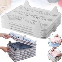 Multifunctional Folding Organizer Fold Pot for T-shirts and shirts in the closet 6 pcs, Plastic Folding Divider for Storing clothes