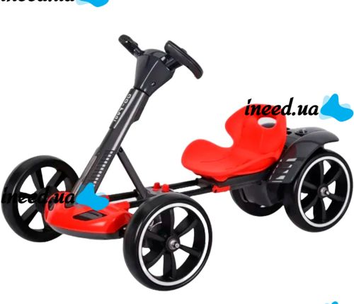 Детский электрокарт машинка Bambi M6072 до 30 кг с пультом, Электромобиль картинг Go Kart 35W с дистанционным управлением, светом и музыкой для детей