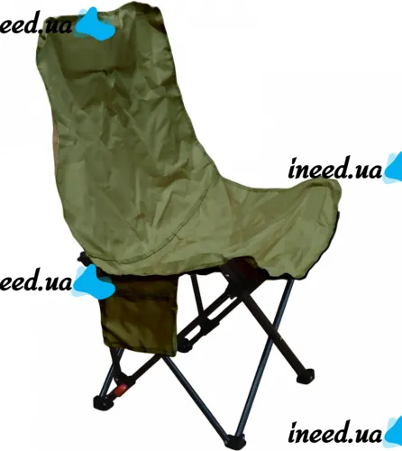 Раскладное кресло шезлонг Паук Lesko DL-274 Green до 120 кг для кемпинга 160х55х60 см складной туристический лежак раскладушка в чехле Зеленый Ranger
