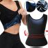 Женская утягивающая майка Sweat Shaper Women's для похудения с эффектом сауны, Майка сауна для занятия спортом для женщин M/L XL/XXL Черная
