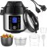 Multi-cooker pressure cooker Domotec MS-7728 29 in 1 by 5.6L electric deep fryer 1500W multi-cooker with heating, touch screen and timer MS7728