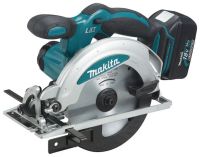 Аккумуляторная дисковая пила Makita DHS680Z LXT 18V 3Ah 165 мм для распила дерева с 2 аккумуляторами, Беспроводная циркулярная пила Макита Синяя
