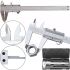 Vernier Caliper KC-A150 0-150mm mechanical Vernier caliper with depth gauge in a case, 15 cm Vernier caliper for external and internal measurements made of steel