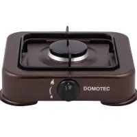Настольный газовый таганок плита Domotec MS-6601 на 1 конфорку, газовая плита