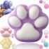 Silicone Anti-stress Toy Squishy Cat's Paw Squishy Toys with Lint for Hands, Baby Mochi Kawaii Cat Paw with Balls 2410-4 for Children