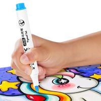 Профессиональный набор скетч маркеров Creative Acrylic Marker 18 шт для рисования в ведре, Акриловые маркеры фломастеры линеры AND635-18 цветов
