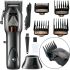 VGR V-653 Wireless Shave Trimmer, Cordless Hair and Beard Trimmer with stand and attachments 10W V653 Black