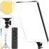 Світлодіодна прямокутна лампа Ring Light RL-24 100W LED прожектор 39x27см 3 режими світіння з пультом ДУ для студійної фото-відео зйомки від мережі