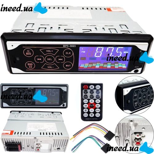 Автомобильная магнитола ISO Pioneer MP3-3883 автомагнитола с сенсорными кнопками