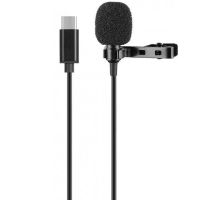 Петличный микрофон Media Microphone DM USB Type-C MK-3 с разъемом для телефона, мини микрофон 15 см, проводная петличка
