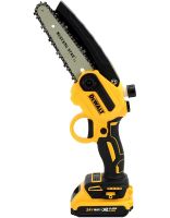 Набор электроинструментов DeWalt аккумуляторная газонокосилка триммер DCMST156N с колесами, Цепная пила DCM160N 2 аккумулятора для травы и кустов