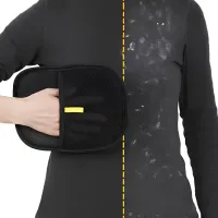 Двусторонняя перчатка Pet Hair Removal Glove PL-23 для удаления шерсти животных, электростатическая щетка для уборки ворса, пыли и волос 24х16 см 