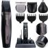 ProMozer MZ-2028 6 attachments for cutting beard, nose and ear hair, Mozer MZ2028 cordless trimmer with attachments and stand