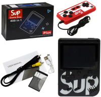 Портативная игровая ретро приставка Dendy Sup M3 Game Box Retro на 400 игр с джойстиком 8Bit, Денди, Sega, игровая консоль