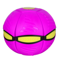 Flying Frisbee Flat ball disk with LED light Luminous folding game disk Transformer flat for active games outdoors and at home