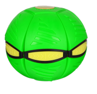 Flying Frisbee Flat ball disk with LED light Luminous folding game disk Transformer flat for active games outdoors and at home