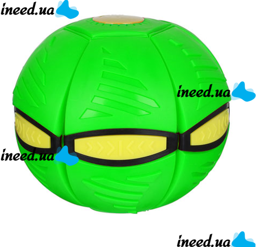 Flying Frisbee Flat ball disk with LED light Luminous folding game disk Transformer flat for active games outdoors and at home