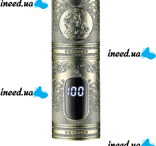 Профессиональная беспроводная машинка VGR V-962 для стрижки волос 5W, Аккумуляторный триммер бритва для окантовки бороды и усов для мужчин Золотой