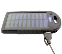 Портативний зарядний пристрій Power Bank Solar Charger JS-3 50000 mAh повербанк c карабіном на сонячній батареї, зовнішній акумулятор 50000 маг