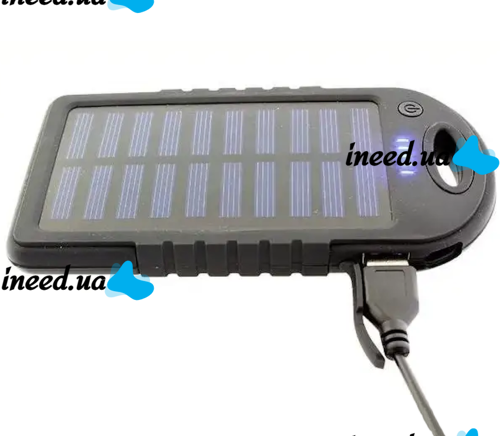 Портативний зарядний пристрій Power Bank Solar Charger JS-3 50000 mAh повербанк c карабіном на сонячній батареї, зовнішній акумулятор 50000 маг