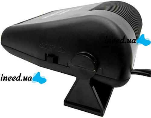 Автомобильный обогреватель салона от прикуривателя Auto Heater HJ-701 Fan 12 volt DC 150W, Тепловентилятор дуйка HJ701 для авто 150 Вт Черный