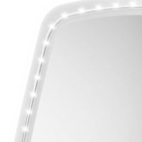 Cosmetic Touch Makeup Mirror Jordan Judy LED Xiaomi Rechargeable with Backlight , Table Mirror 33 LED on Stand White