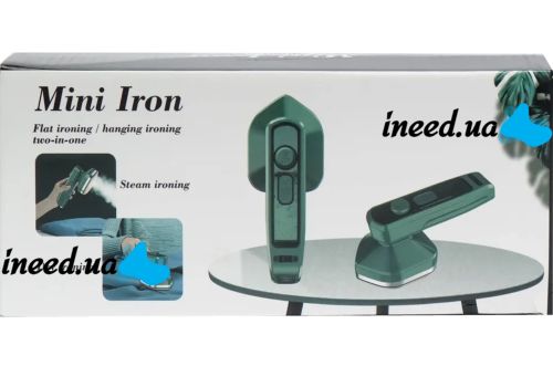 Mini Dry Iron with Spray FZ-688 80ml 2-in-1 Steam Steamer for dry and wet ironing, handheld vertical steamer, travel iron