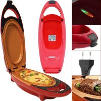 Двухсторонняя электросковорода для вторых блюд Red Copper 5 Minuts Chef 800W электрическая плита, скороварка, бутербродница с антипригарным покрытием