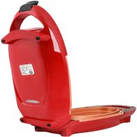 Двухсторонняя электросковорода для вторых блюд Red Copper 5 Minuts Chef 800W электрическая плита, скороварка, бутербродница с антипригарным покрытием