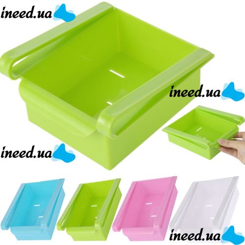 Выдвижной контейнер для хранения продуктов в холодильнике Refrigerator Multifunctional Strorage Box, Подвесной дополнительный ящик в холодильник