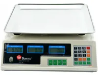 Торговые электронные весы Domotec MS-228 до 50 кг 6V точность деления 5гр, Настольные весы Домотек для торговли от сети от аккумулятора