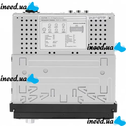 Автомагнитола с выдвижным экраном 7" Bluetooth Car Stereo SWM 9601G Магнитола 1DIN в машину MP5 FM/AM с монитором и камерой заднего вида 9612G