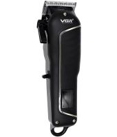 Аккумуляторная машинка для стрижки волос VGR V-683 10W беспроводной мужской триммер для окантовки бороды и усов со сменными насадками и дисплеем USB
