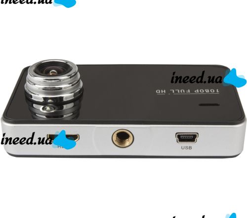 Car DVR DVR K6000 Full HD Vehicle Blackbox DVR 1080p, DVR 6000 FullHD, Car DVR 2.4 inch Screen in Car Interior Black