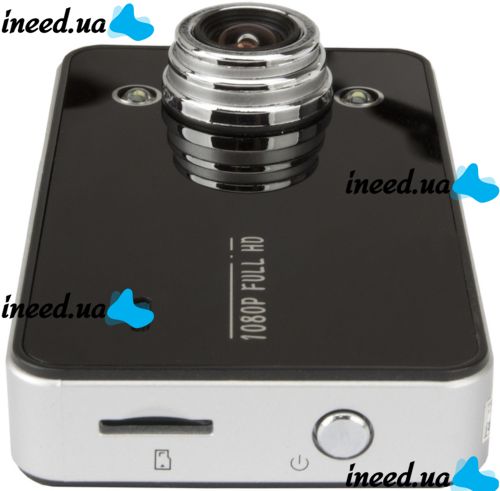 Car DVR DVR K6000 Full HD Vehicle Blackbox DVR 1080p, DVR 6000 FullHD, Car DVR 2.4 inch Screen in Car Interior Black